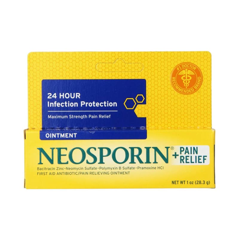 Glaxo Consumer Products NeosporinÂ® + Pain Relief Ointment Maximum Strength, 1-ounce Tube