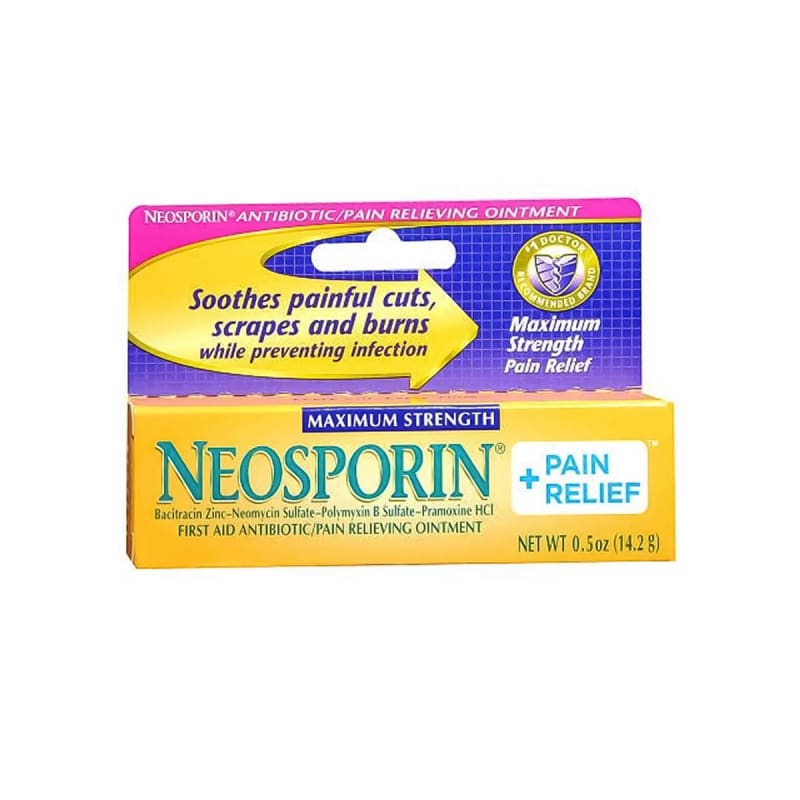 J & J Sales NeosporinÂ® + Pain Relief Cream, 0.5 oz. Tube
