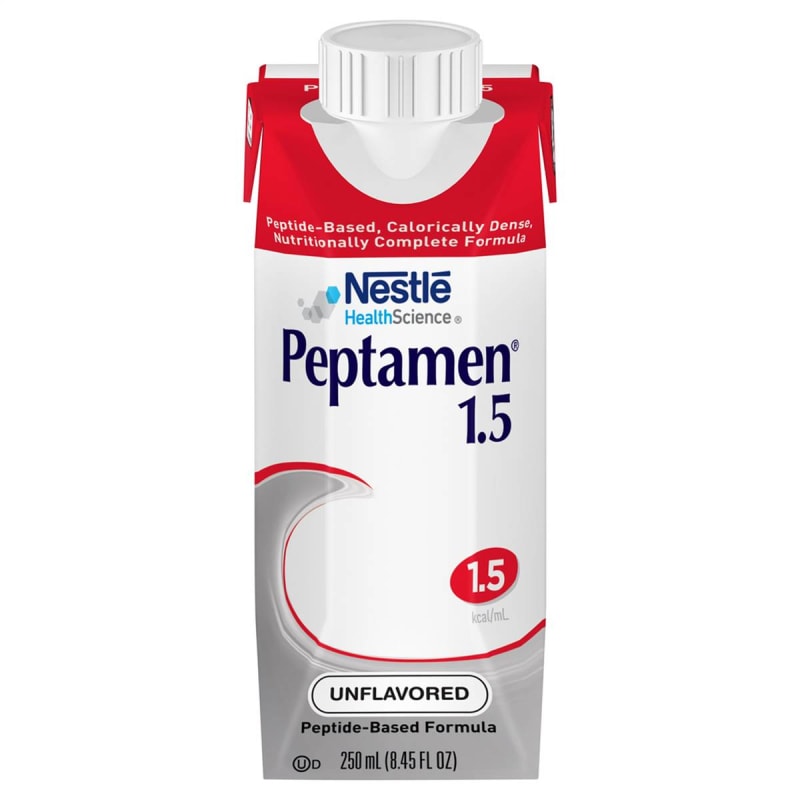 Nestle Healthcare Nutrition PeptamenÂ® 1.5 Tube Feeding Formula, 8.45-ounce Carton