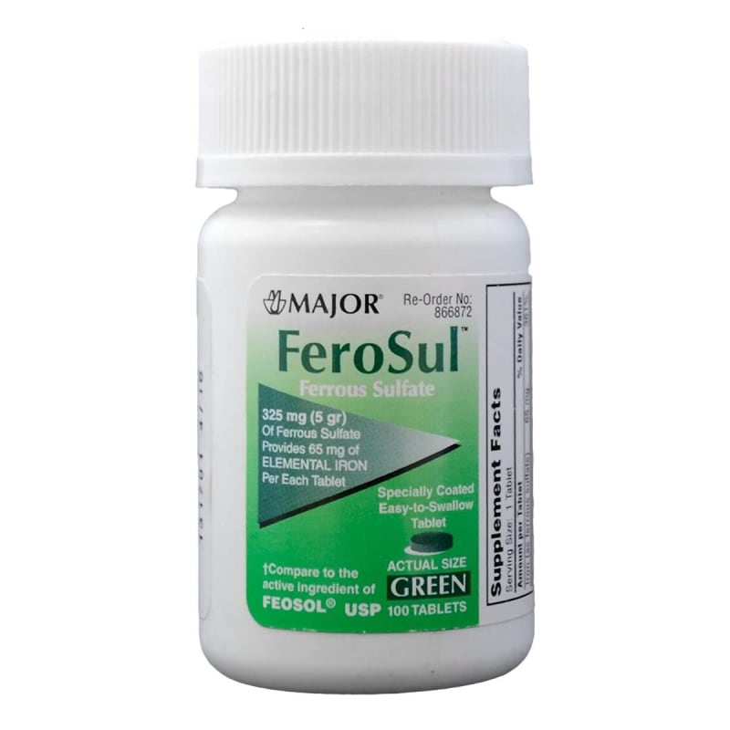 Major Pharmaceuticals FeroSulÂ® Iron Mineral Supplement