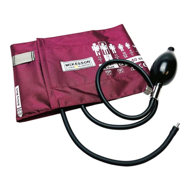 McKesson Lumeonâ„¢ Blood Pressure Cuff and Bulb, Large Cuff, 34 â€“ 50 cm, Adult