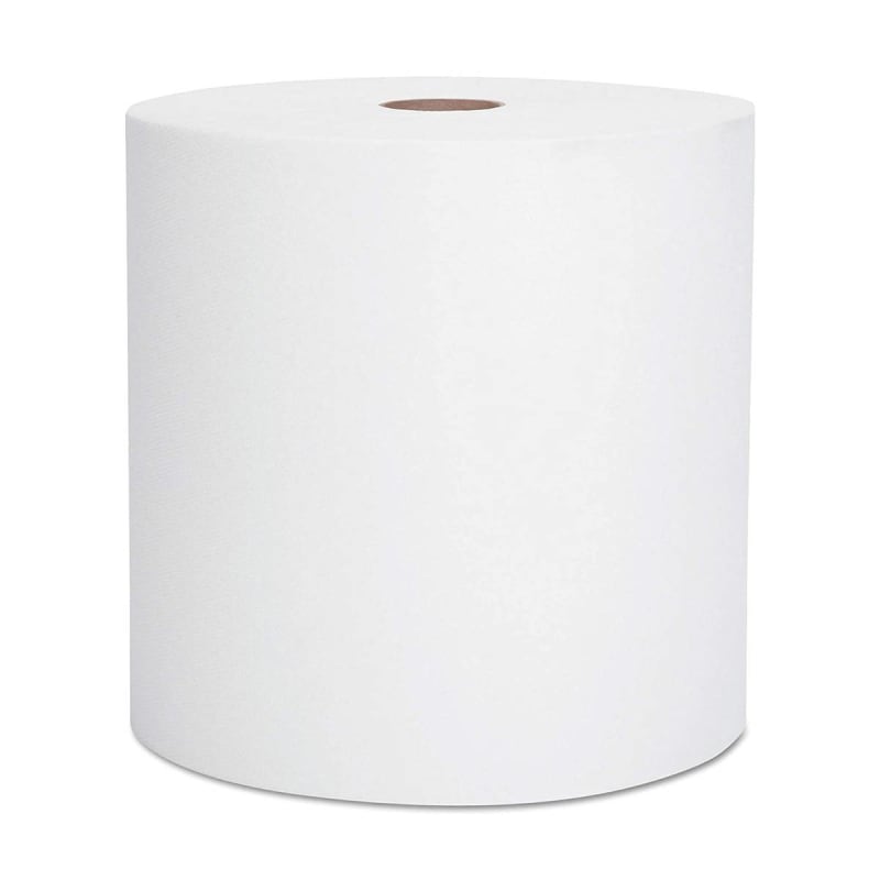 Kimberly Clark Scott Paper Towels, Hardwound, Continuous Roll, 8', White