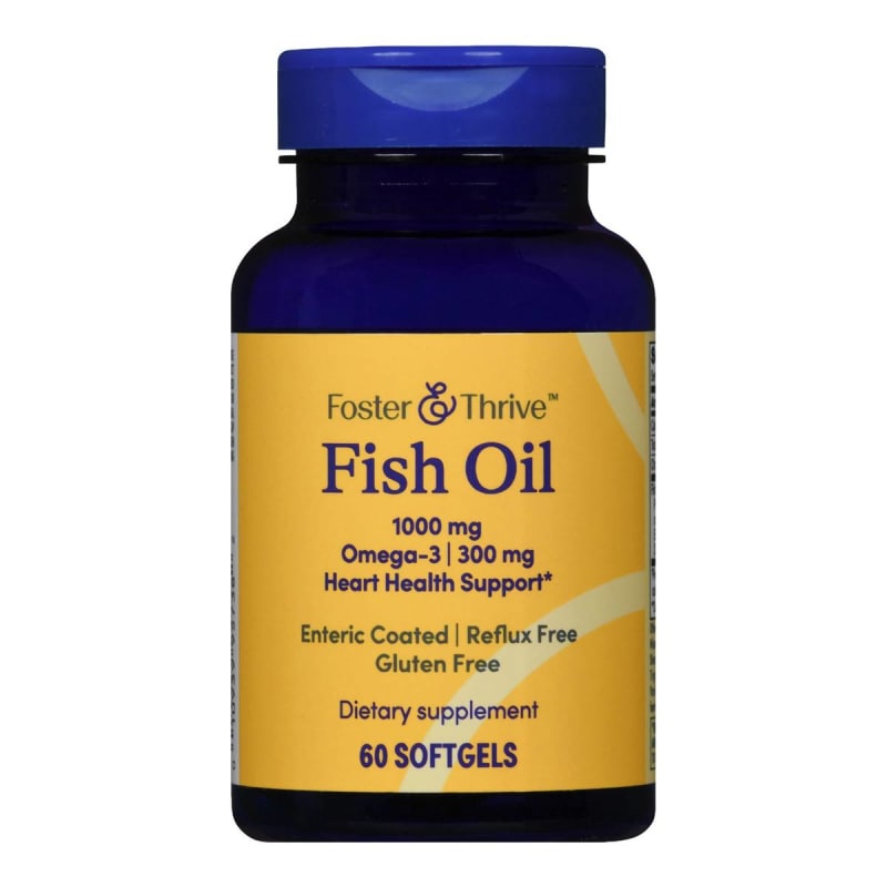 McKesson Brand Foster & Thriveâ„¢ Fish Oil 1000 mg Softgels