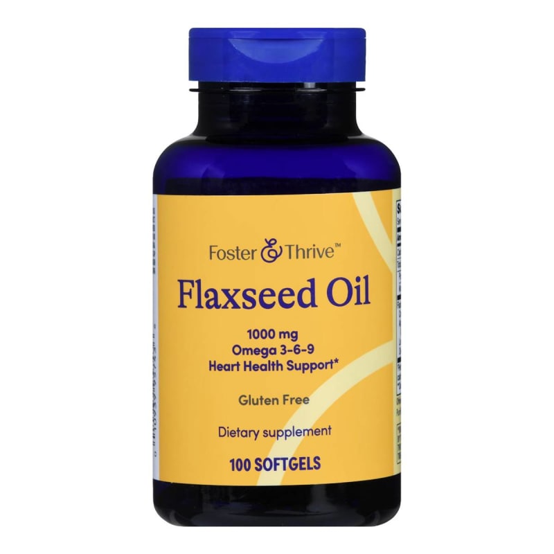 McKesson Foster & Thriveâ„¢ Flaxseed Oil 1000 mg Softgels