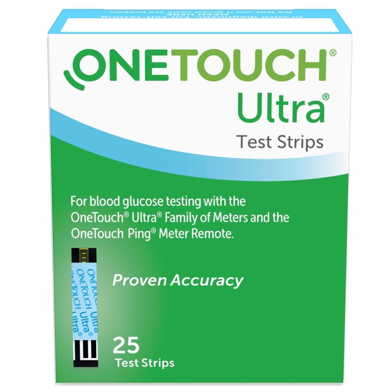 LifeScan OneTouchÂ® UltraÂ® 2 Blood Glucose Test Strips for OneTouchÂ® UltraÂ® Blood Glucose Meter