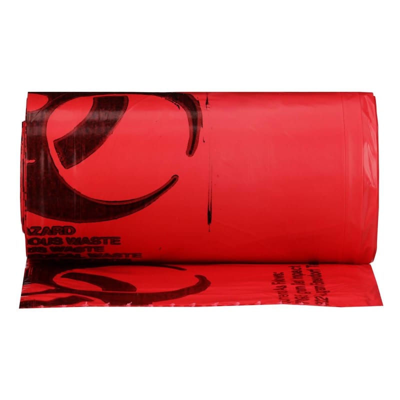 McKesson Brand McKesson Biohazard Waste Bag, 30 â€“ 33 gallon Capacity, 31 x 41 Inch