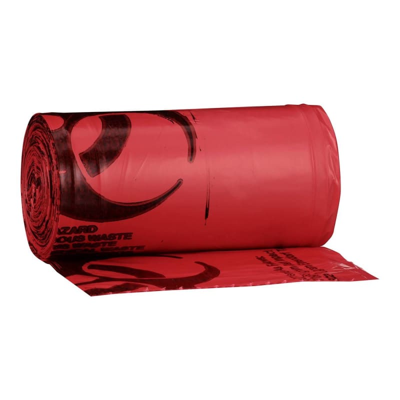 McKesson Brand McKesson Biohazard Waste Bag, 7 â€“ 10 gallon Capacity, 24 x 24 Inch