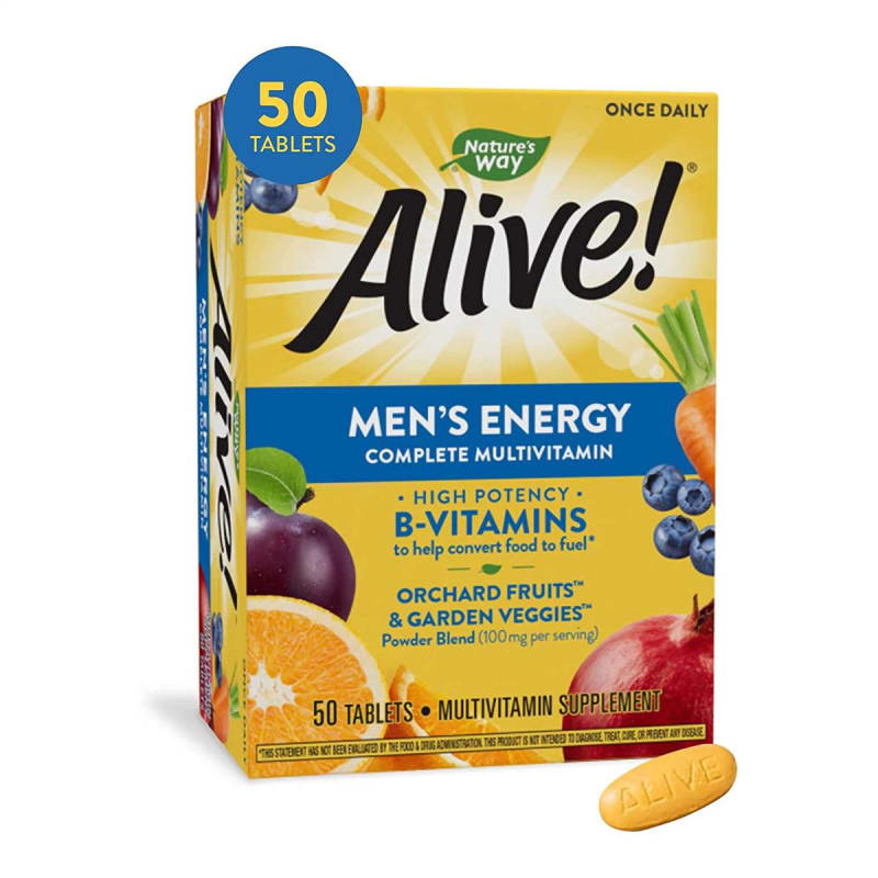 Nature's Way Brands LLC Nature's Way Alive!Â® Men's Energy Complete Multi-Vitamin Tablets