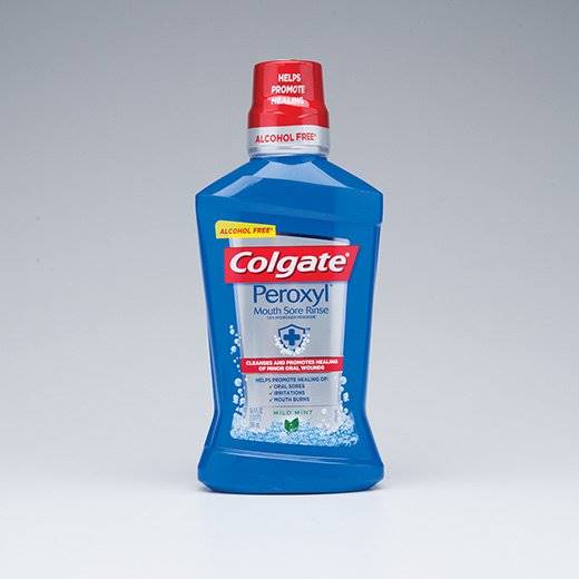 Colgate Peroxyl 1.5% Hydrogen Peroxide Mouth Sore Rinse Mild Mint