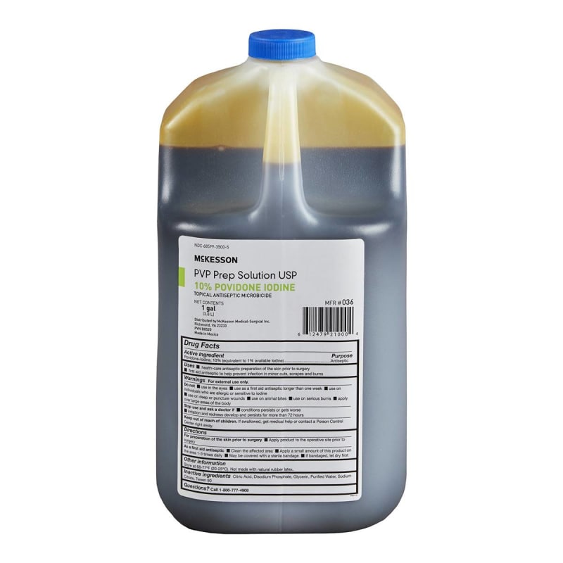 McKesson Prep Solution 1 gal. Jug McKesson Prep Solution 1 gal. Jug