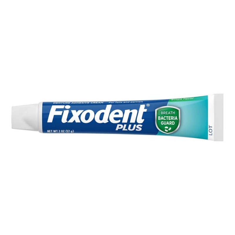 Procter & Gamble Fixodent Plus Denture Adhesive Cream Breath Bacteria Guard