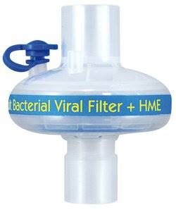 Flexicare Bacterial / Viral Filter ThermoShieldâ„¢ 32 mg Hâ‚‚O/L @ VT 500mL 1.4 cm Hâ‚‚O @ 30 LPM Straight