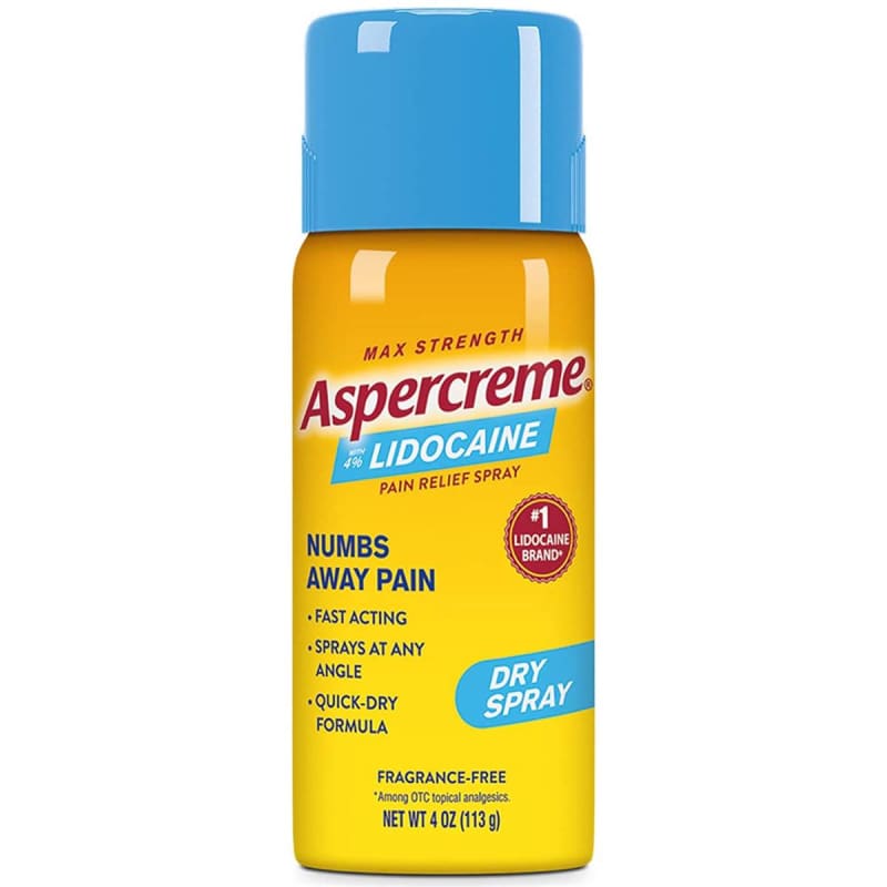 Aventis Pharmaceuticals AspercremeÂ® Max Lidocaine Topical Pain Relief, 4-ounce Spray