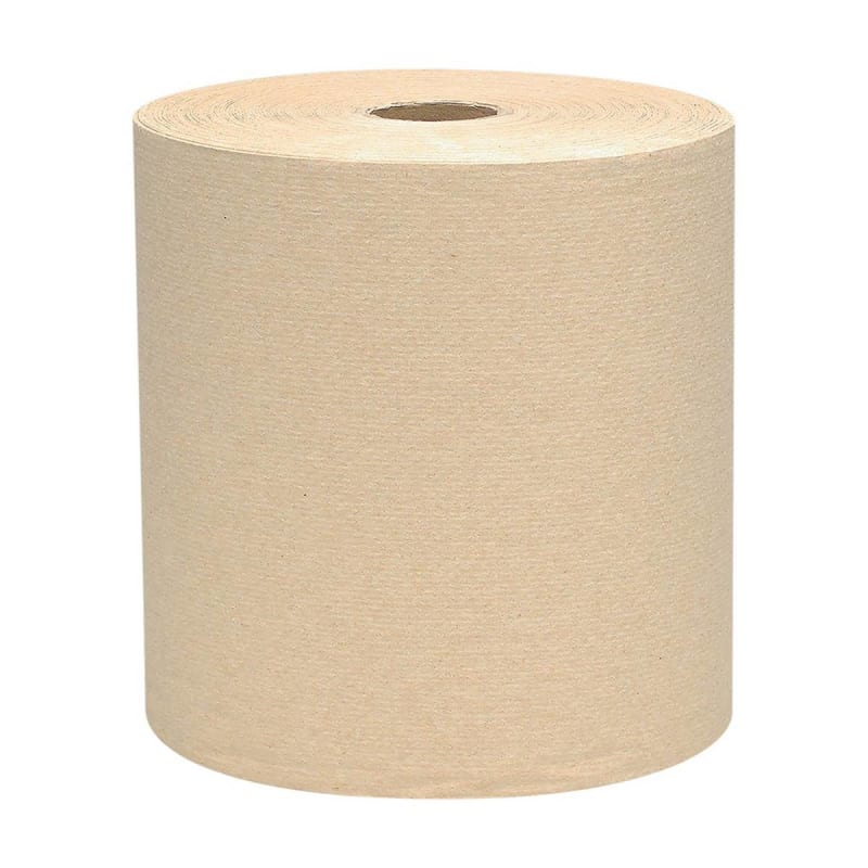 Kimberly Clark Scott Paper Towels, Hardwound Roll, Brown, 8 Inch x 800 Foot