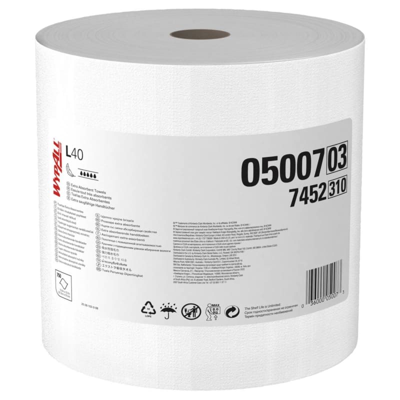 Kimberly Clark WypAllÂ® L40 Towels, Jumbo Roll