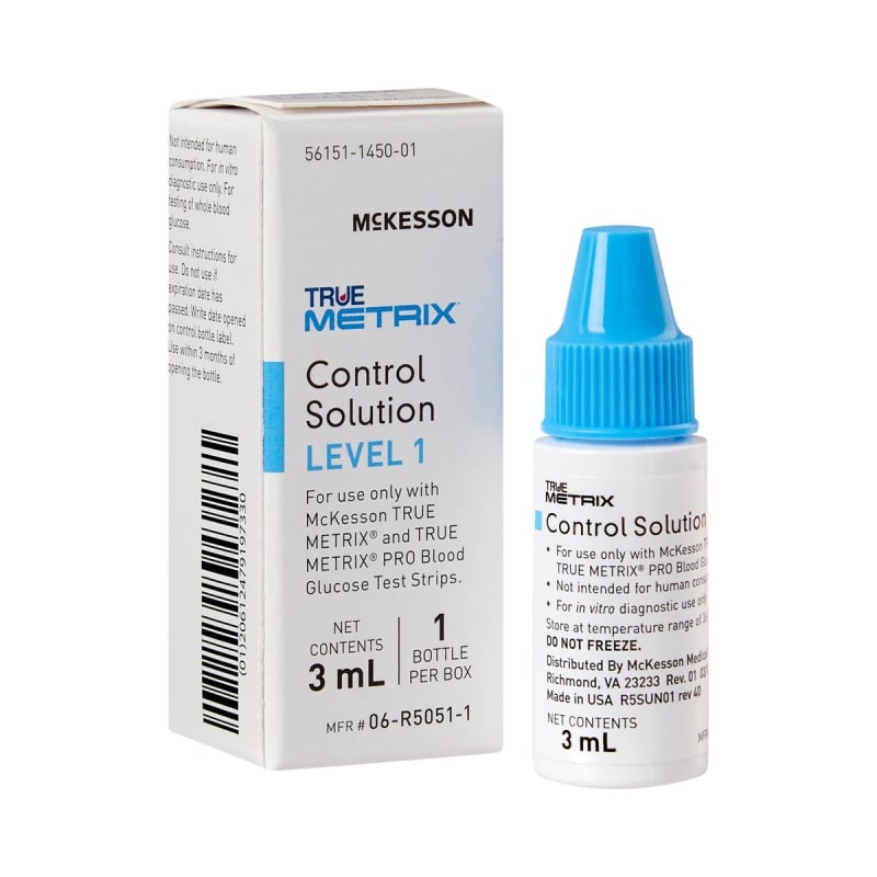 McKesson TRUE METRIX® Glucose Control Solution, 3 mL McKesson TRUE METRIX® Glucose Control Solution, 3 mL