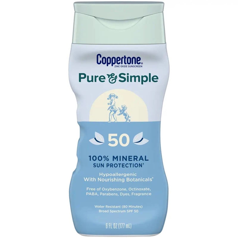 Beiersdorf CoppertoneÂ® Pure and Simple SPF 50 Mineral Sunscreen Spray, 5 oz.