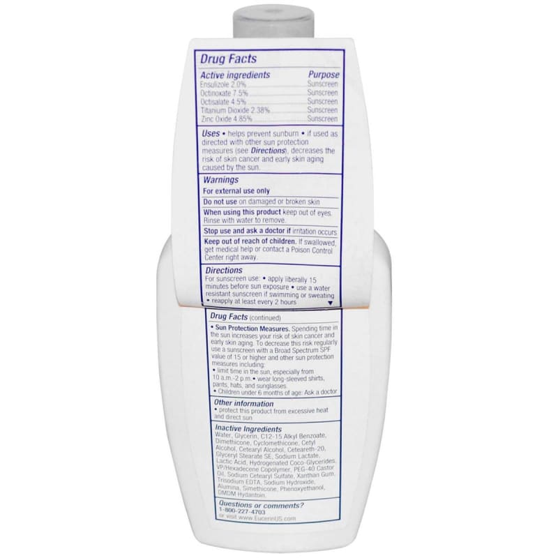 Beiersdorf EucerinÂ® Advanced Hydration SPF 30 Sunscreen Lotion