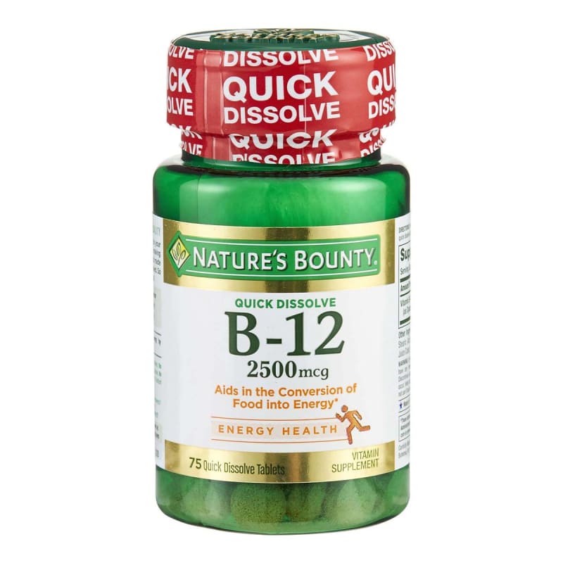 US Nutrition Nature's BountyÂ® B-12 Vitamin Supplement