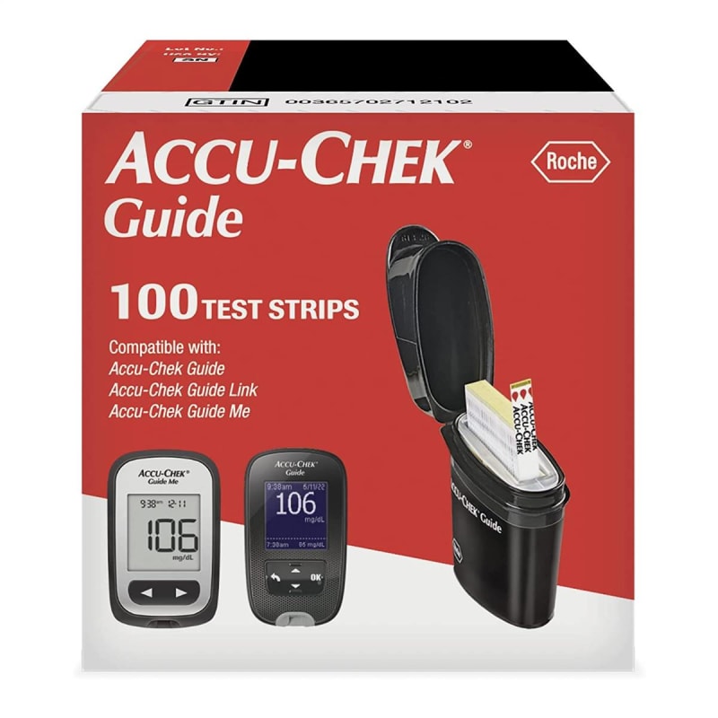 Roche Diabetes Care Accu-Chek® Guide Blood Glucose Test Strips Roche Diabetes Care Accu-Chek® Guide Blood Glucose Test Strips