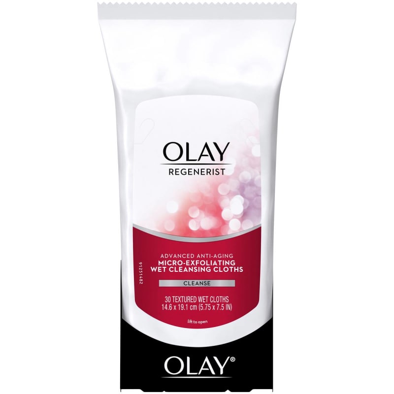 Procter & Gamble Facial Cleanser OlayÂ® RegeneristÂ® Wipe Soft Pack Scented