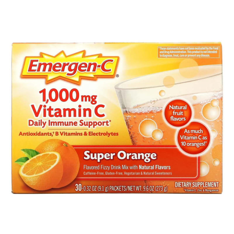Glaxo Consumer Products Emergen-CÂ® Vitamin C Daily Immune Support Drink Mix, Super Orange Flavor