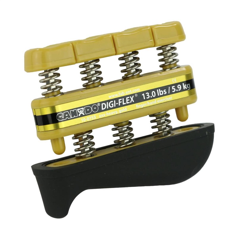 Fabrication Enterprises CanDoÂ® Digi-FlexÂ® Hand Exerciser, Gold, 3X-Heavy