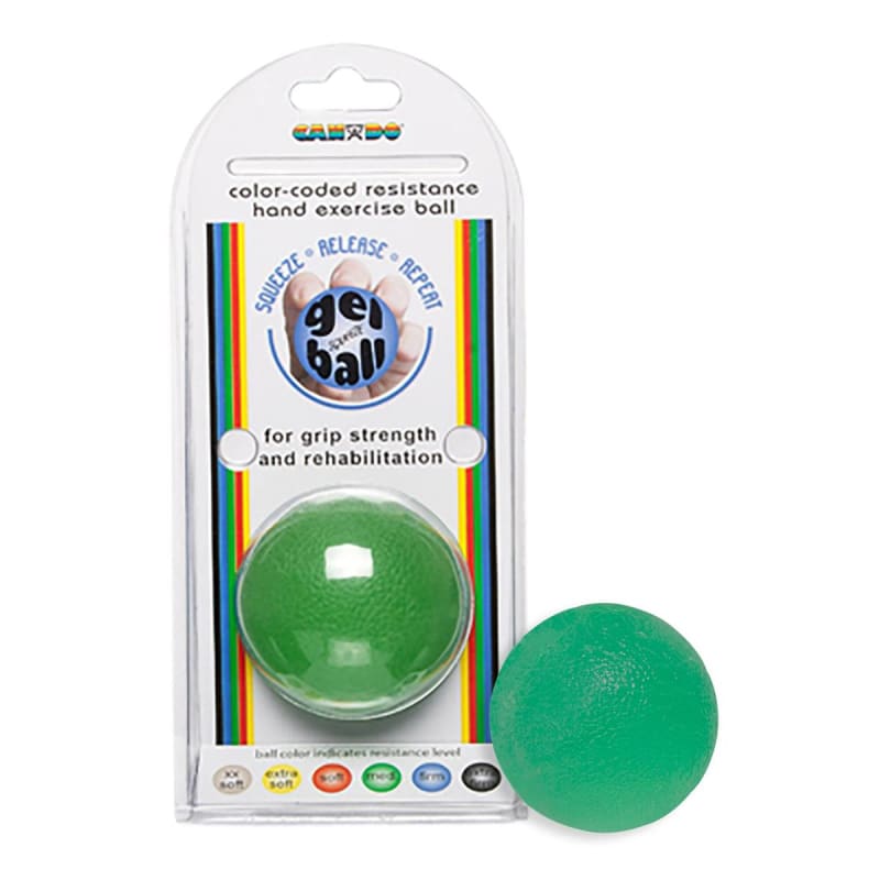 Fabrication Enterprises CanDoÂ® Standard Gel Squeeze Ball, Green, Medium
