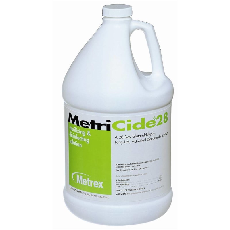 Metrex Research MetriCideÂ® 28 Glutaraldehyde High-Level Disinfectant, 1 gal Jug