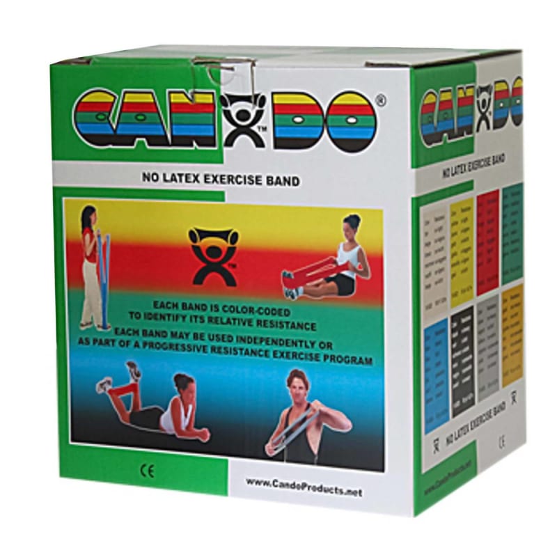 Fabrication Enterprises CanDoÂ® Exercise Resistance Band, Green, 5 Inch x 25 Yard, Medium Resistance