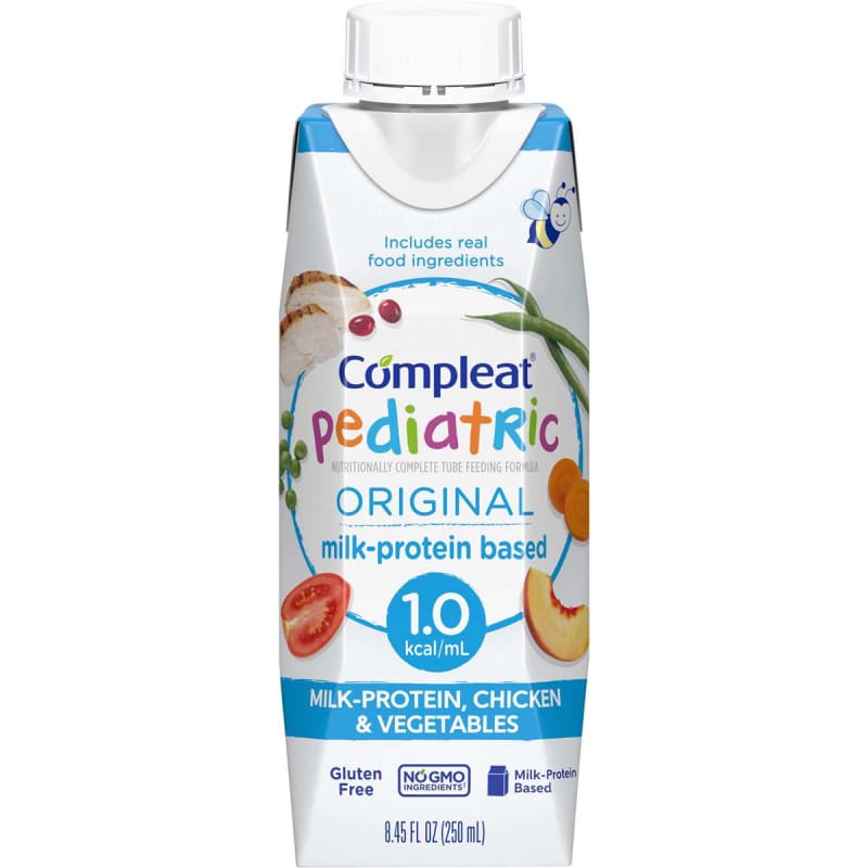 Nestle Healthcare Nutrition Compleat® Pediatric Ready to Use Pediatric Tube Feed Formula, 8.45-oz. carton Nestle Healthcare Nutrition Compleat® Pediatric Ready to Use Pediatric Tube Feed Formula, 8.45-oz. carton