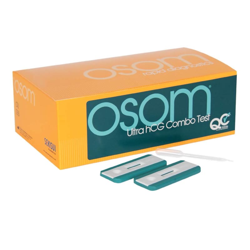 Sekisui Diagnostics OSOM® Ultra hCG Combo Pregnancy Fertility Reproductive Health Test Kit Sekisui Diagnostics OSOM® Ultra hCG Combo Pregnancy Fertility Reproductive Health Test Kit