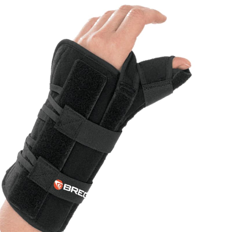 Breg Apollo Universal Wrist Brace with Thumb Spica for Left Hand, One Size Fits Most