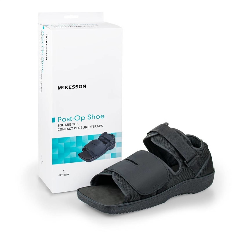 Breg Post-Op Shoe Small Unisex Adult Black Breg Post-Op Shoe Small Unisex Adult Black