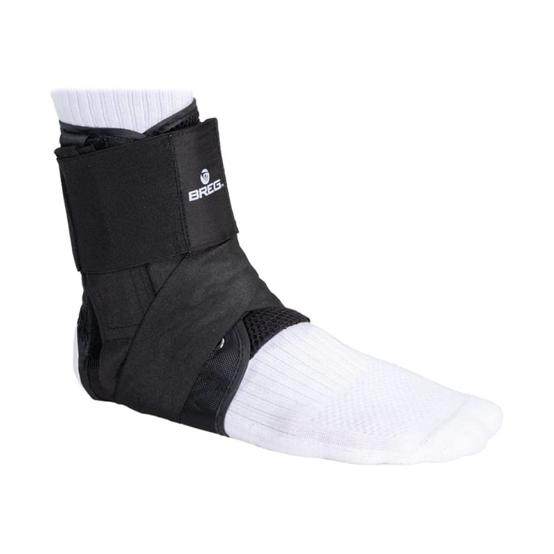 Breg Ankle Support Breg® Small Figure-8 Strap / Lace-Up Closure Left / Right Foot Breg Ankle Support Breg® Small Figure-8 Strap / Lace-Up Closure Left / Right Foot