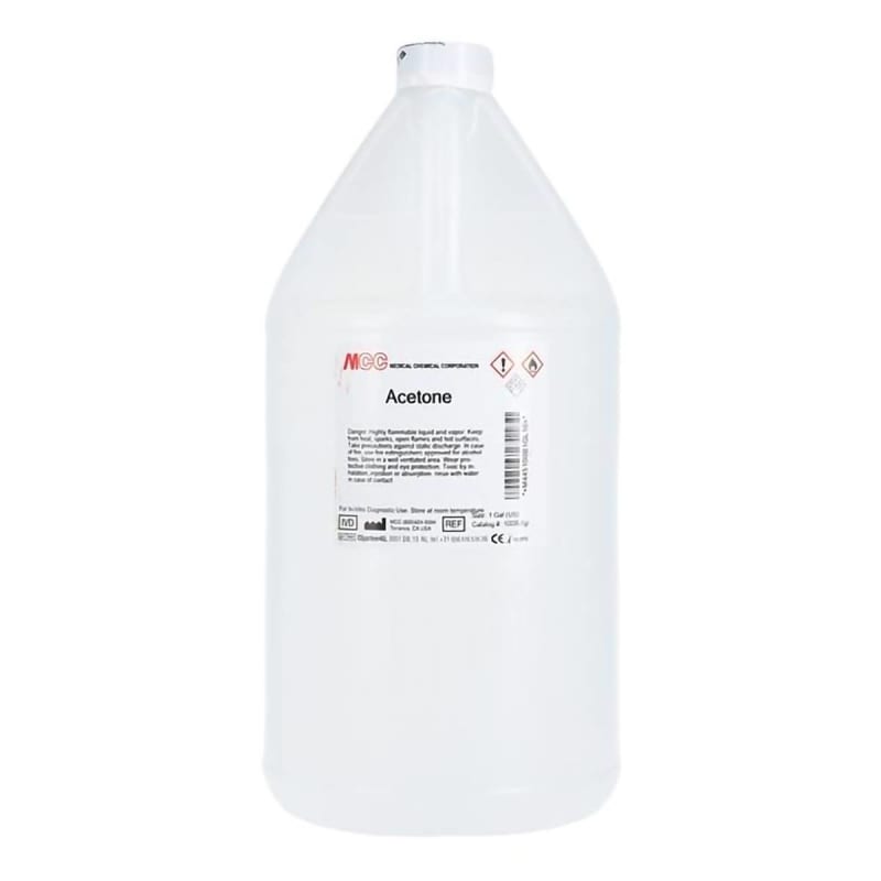 Medical Chemical Chemistry Reagent Acetone Alcohol Solvent 100% v/v 1 gal.