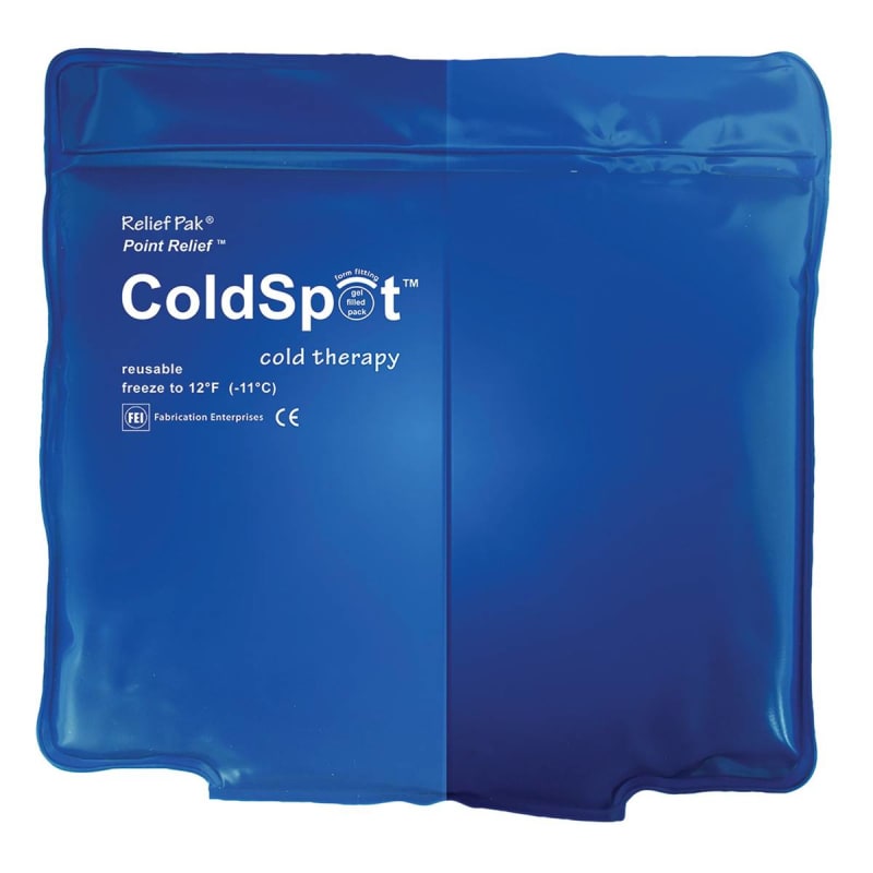 Fabrication Enterprises Relief PakÂ® ColdSpotâ„¢ Blue Vinyl Pack, Quarter Size