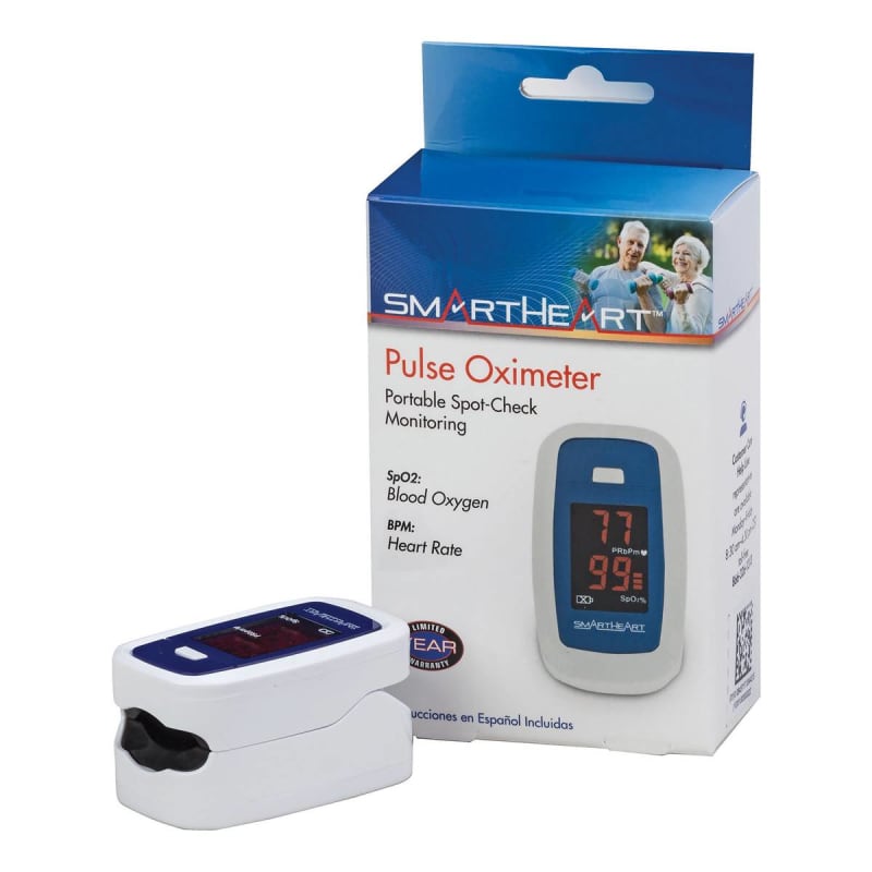 Veridian Healthcare LLC SmartHeart Fingertip Pulse Oximeter for Blood Oxygen Saturation, Economy