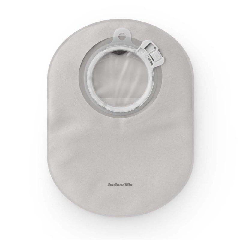 Coloplast SenSuraÂ® Mio 2-Piece Closed End Opaque Ostomy Pouch, Green Match