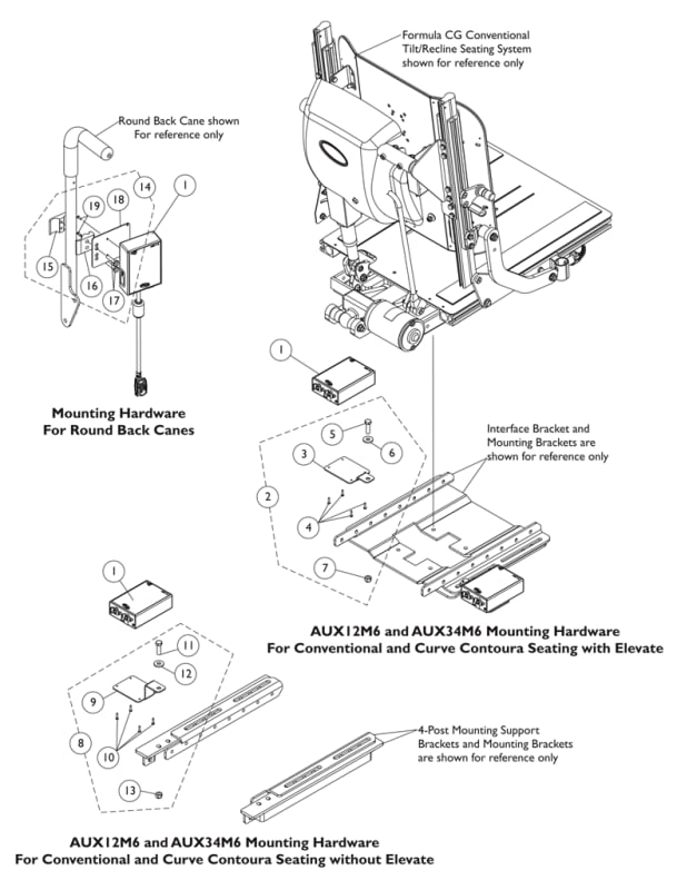 Invacare Module Communication AUX34M6 40 Inch L 9153651503