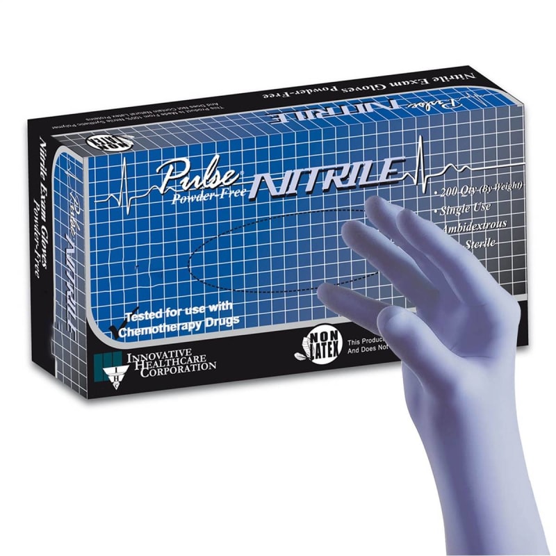 Cambridge Sensors USA Exam Glove Microdot® Large 100 per Box NonSterile Nitrile Standard Cuff Length Textured Fingertips Blue Chemo Tested / Fentanyl Tested Cambridge Sensors USA Exam Glove Microdot® Large 100 per Box NonSterile Nitrile Standard Cuff Length Textured Fingertips Blue Chemo Tested / Fentanyl Tested