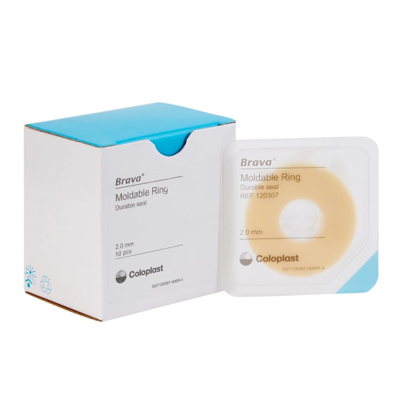 Coloplast BravaÂ® Moldable Ostomy Ring 2-mm Thick, 2-inch Diameter, Moldable, Alcohol-Free