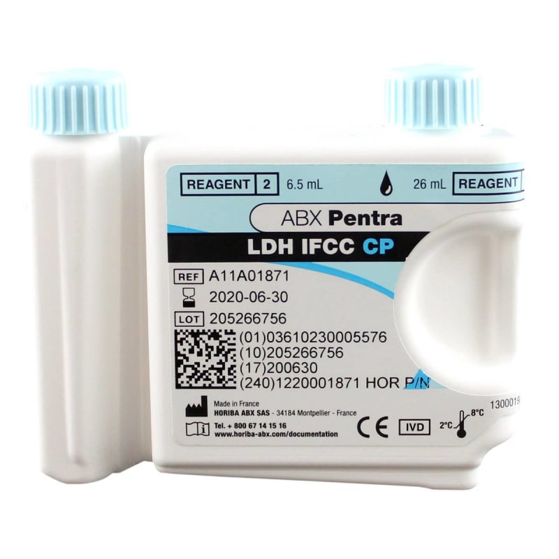 Horiba General Chemistry Reagent ABX Pentraâ„¢ Lactate Dehydrogenase (LDH) For ABX Pentra 400 Clinical Chemistry Analyzer 125 Tests