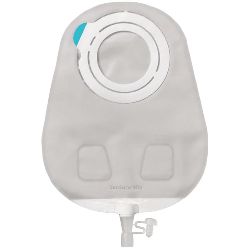 Coloplast SenSuraÂ® Mio Flex 2-Piece Opaque Urostomy Pouch, Red Match