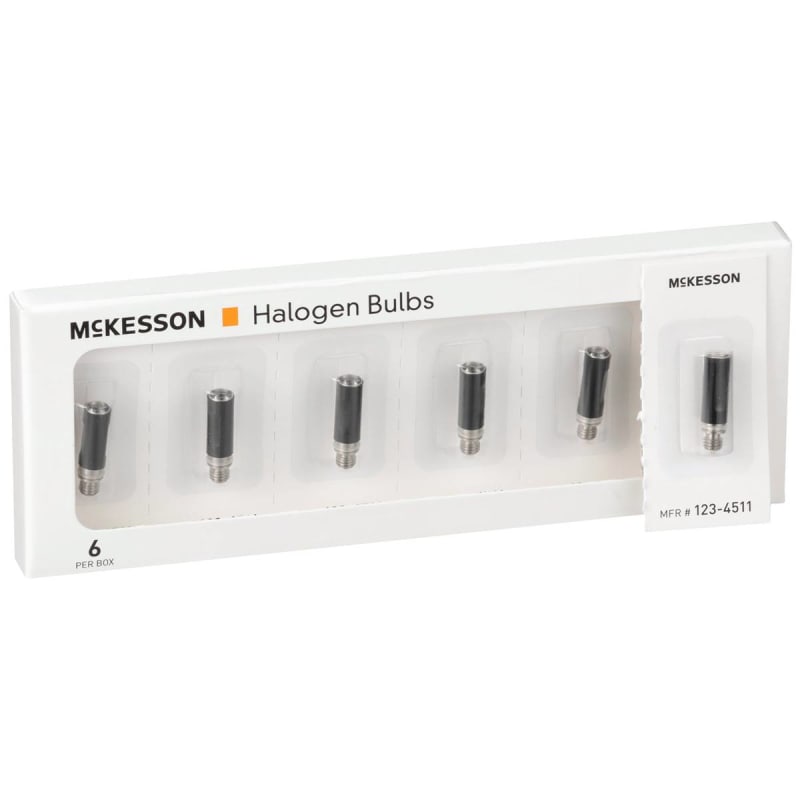 McKesson Halogen Lamp, Replacement Bulb for Vaginal Specula, 4.6 Volt 3 Watt