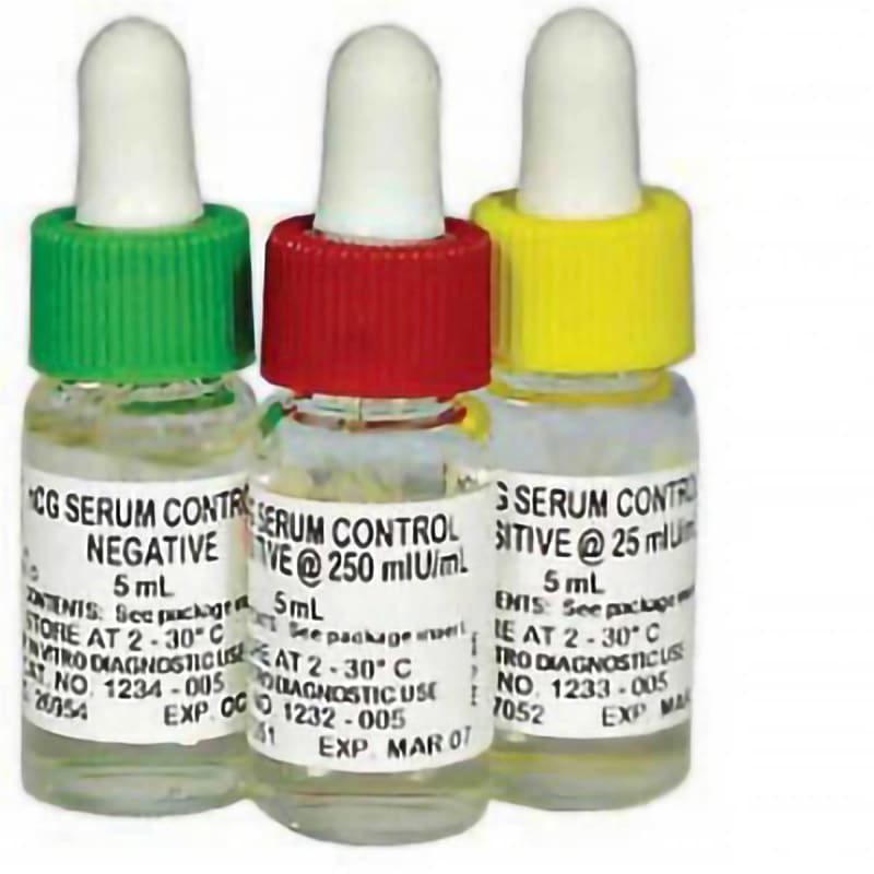 Stanbio Laboratory Fertility Test Control Set Human Chorionic Godadotropin (hCG) Serum 3 Levels 3 X 5 mL Stanbio Laboratory Fertility Test Control Set Human Chorionic Godadotropin (hCG) Serum 3 Levels 3 X 5 mL