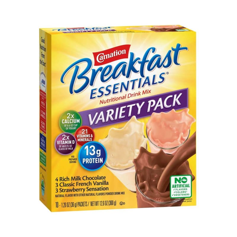 Nestle Healthcare Nutrition Carnation Breakfast EssentialsÂ® Variety Nutritional Drink