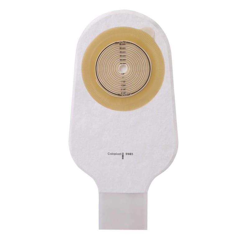 Coloplast AssuraÂ® One-Piece Opaque Colostomy Pouch, Cut to Fit Stomas 10 â€“ 55mm