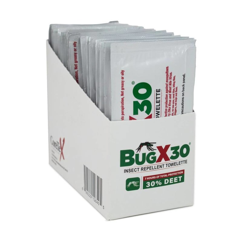 Coretex Products BugXÂ® 30 Insect Repellent Towelettes with DEET