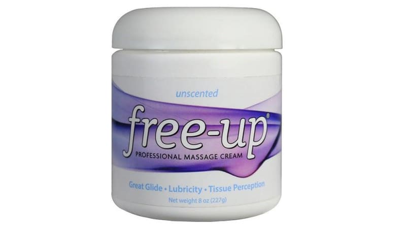 Fabrication Enterprises Free-UpÂ® Unscented Massage Cream, 8-ounce jar